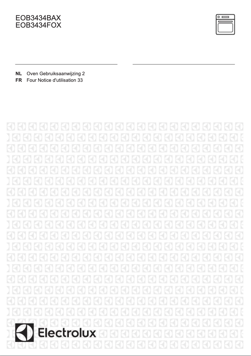 Page n°1 - Manuel utilisateur Electrolux EOB3434FOX