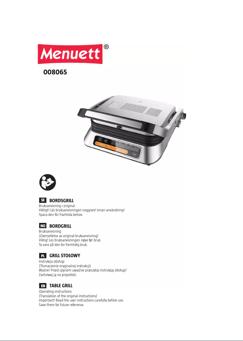 Image de la première page du manuel de l'appareil 008-065