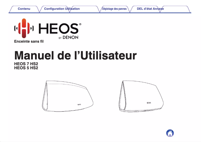 Imagen de la primera página del manual del dispositivo HEOS 7