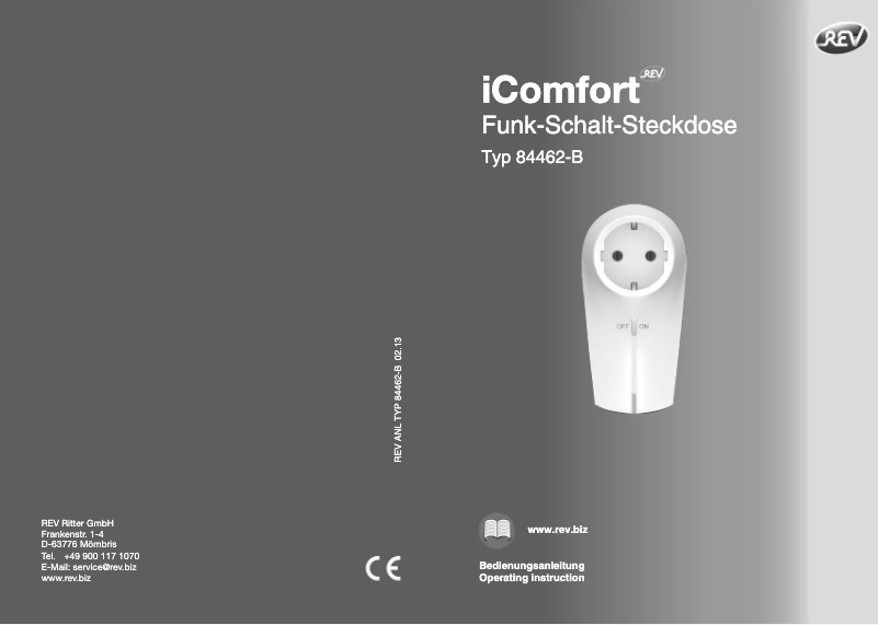 Page 1 de la notice Manuel utilisateur REV iComfort 84462-B