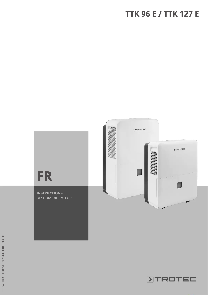 Image de la première page du manuel de l'appareil TTK 127 E