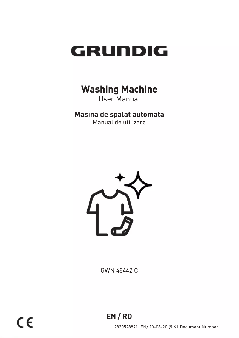 Page n°1 - Manuel utilisateur Grundig GWN48442C