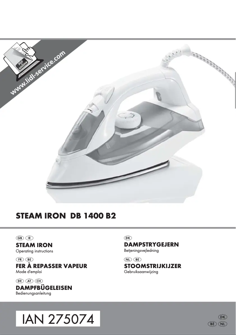 Image de la première page du manuel de l'appareil DB 1400 B2