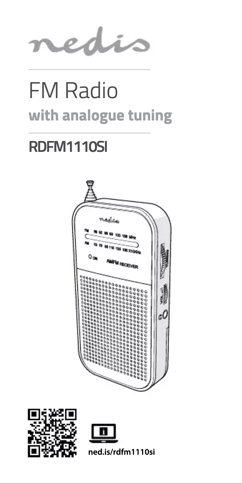 Image de la première page du manuel de l'appareil RDFM1110SI