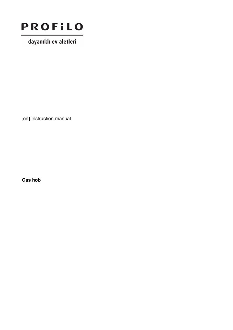 Page 1 de la notice Manuel utilisateur Profilo OA26P6110D