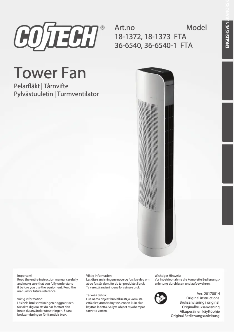 Page 1 de la notice Manuel utilisateur Cotech 36-6540