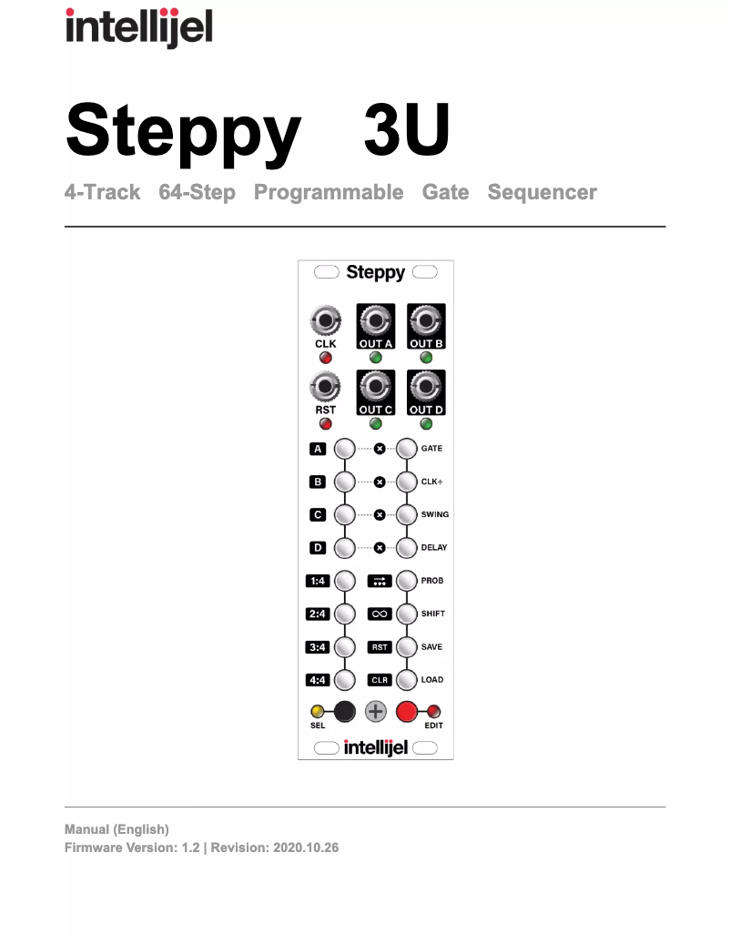 Image de la première page du manuel de l'appareil Steppy