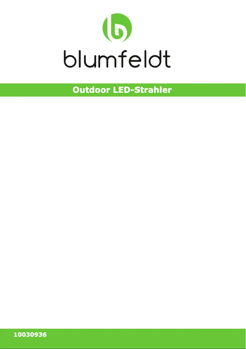 Page 1 de la notice Manuel utilisateur Blumfeldt Snowdance