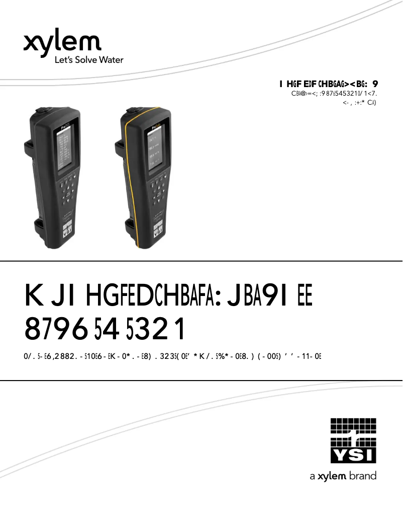 First page image of the manual for ProDIGITAL ODO