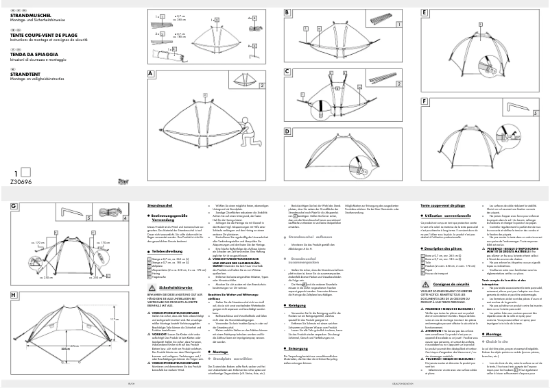 Page n°1 - Manuel utilisateur Crivit IAN 70639