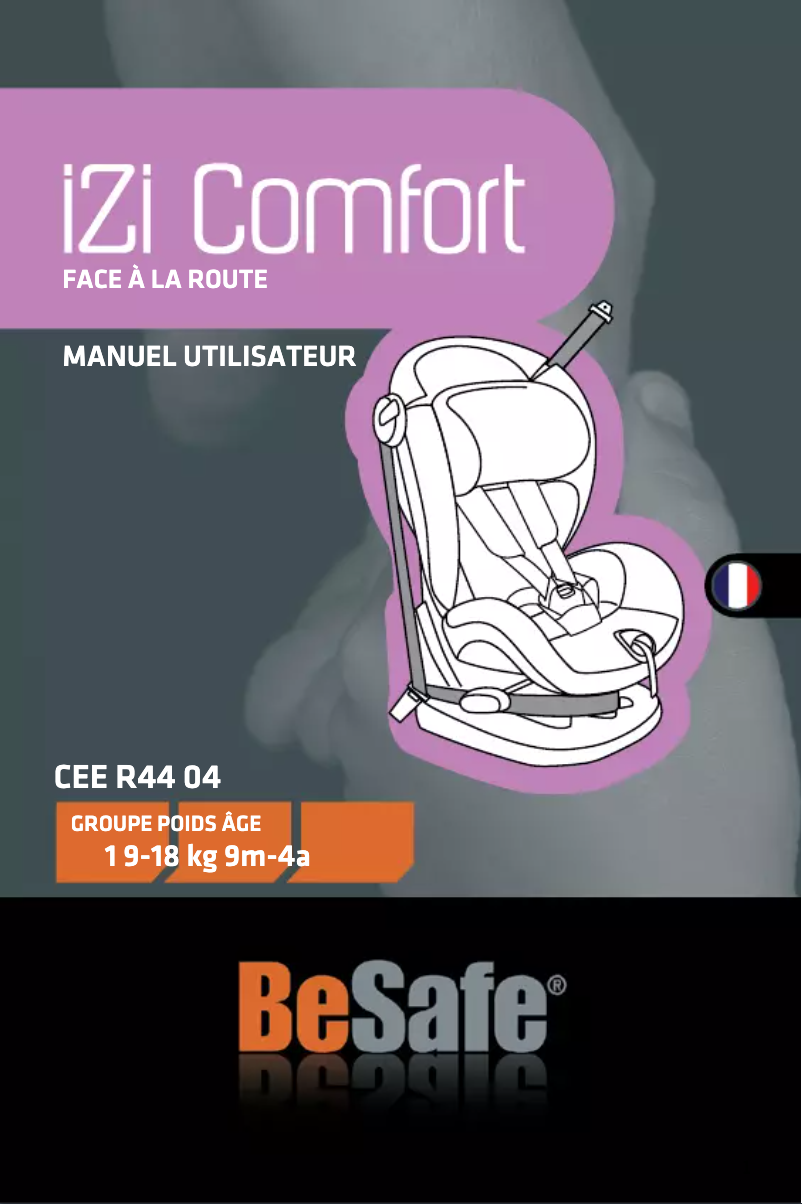 Page 1 de la notice Manuel utilisateur BeSafe IZi Comfort X3