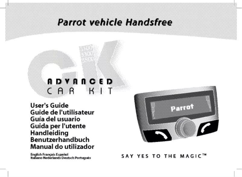 Image de la première page du manuel de l'appareil CK3500