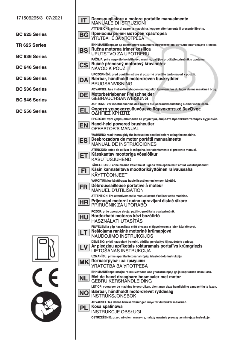 Image de la première page du manuel de l'appareil BC 730