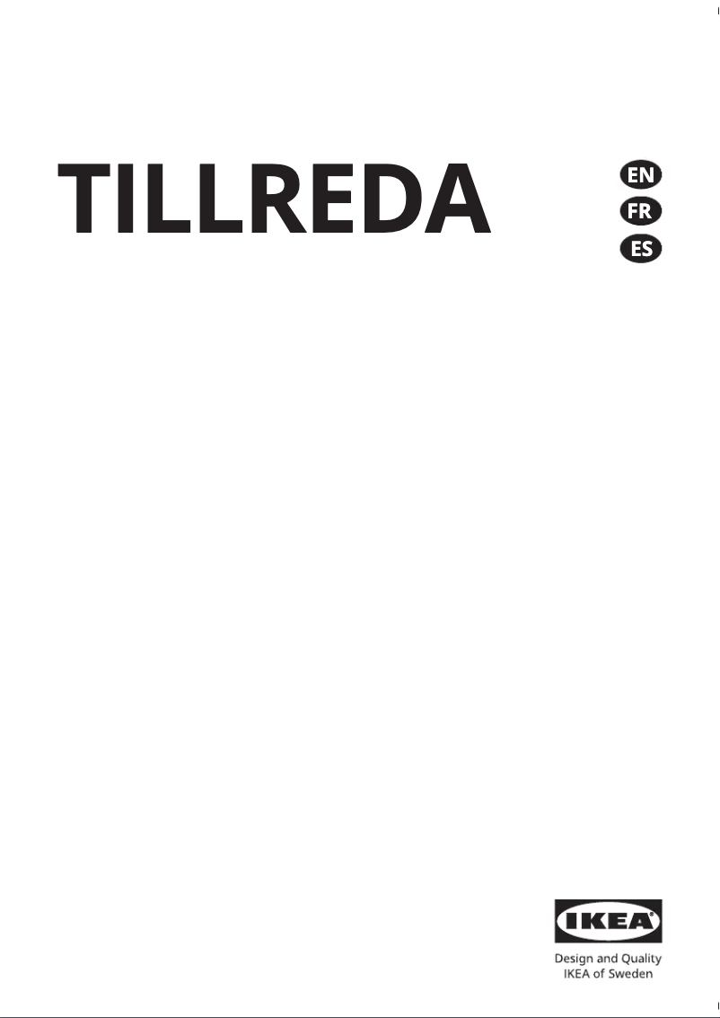 Image de la première page du manuel de l'appareil TILLREDA 204.970.23