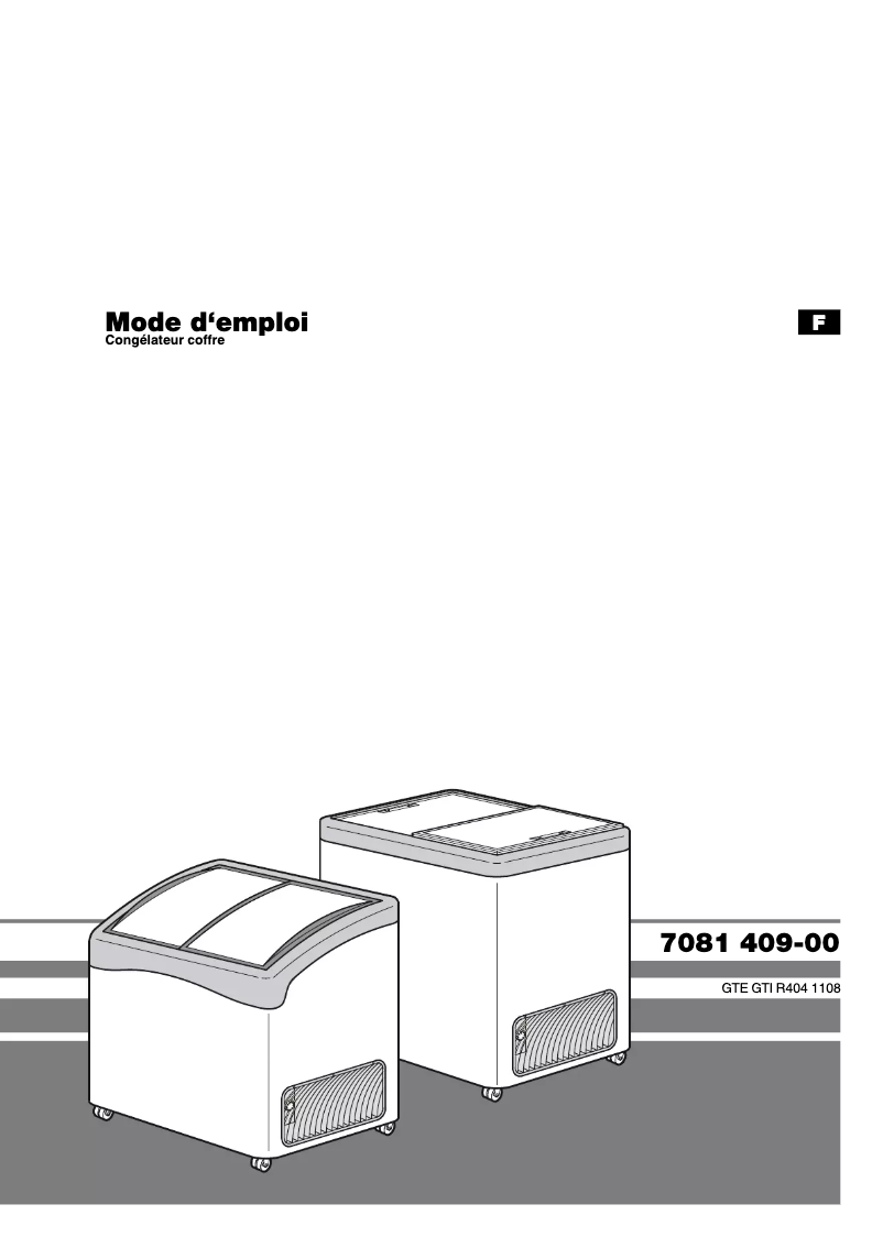 Image de la première page du manuel de l'appareil GTI 3703