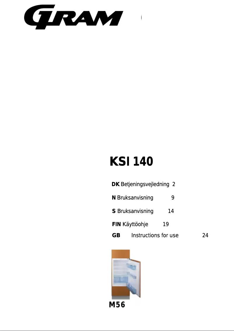 Image de la première page du manuel de l'appareil KSI 140-00