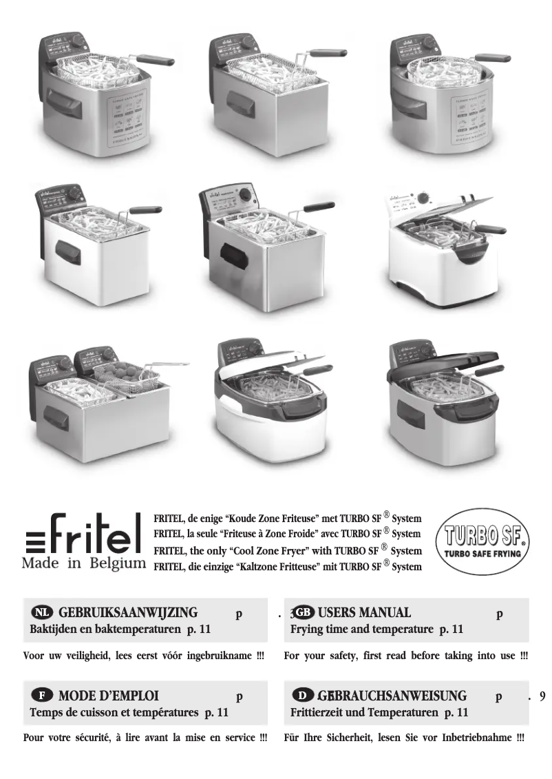 Page 1 de la notice Manuel utilisateur Fritel TSF 2150
