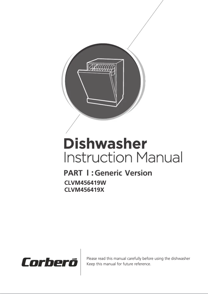 Página 1 del manual Manual de usuario Corbero E-CLVM456419W