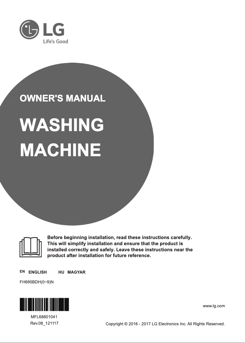 Página 1 del manual Manual de usuario LG FH695BDH6N