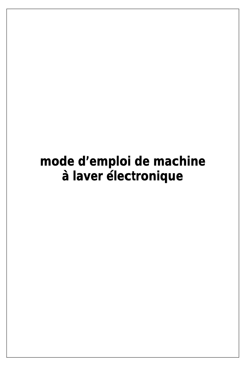 Image de la première page du manuel de l'appareil LFT 1209 TJV