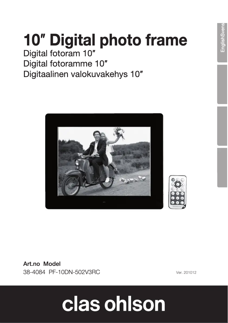 Imagen de la primera página del manual del dispositivo PF-10DN-502V3RC
