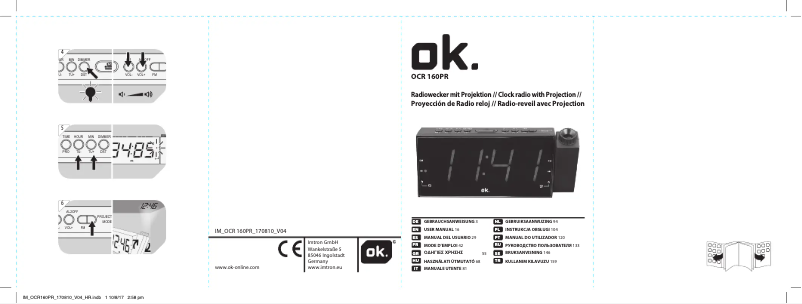Page 1 de la notice Manuel utilisateur OK OCR 160PR