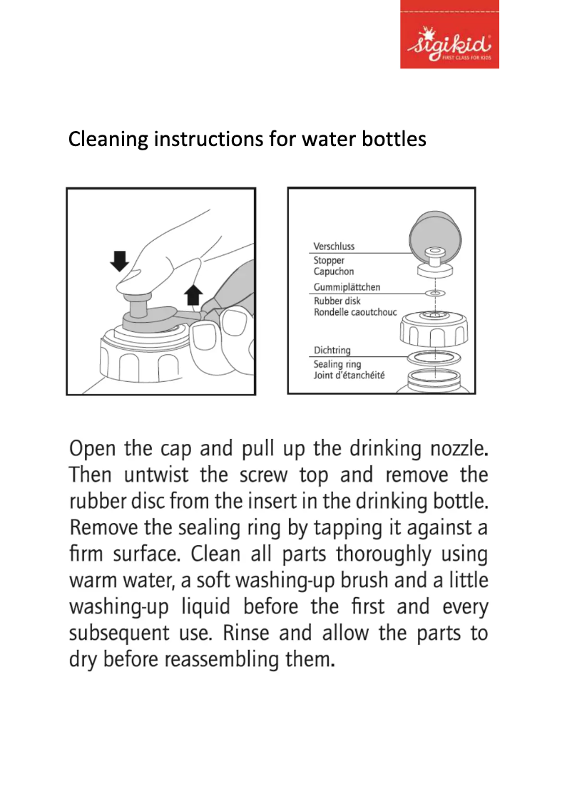Page 1 de la notice Manuel utilisateur sigikid Sammy Samoa