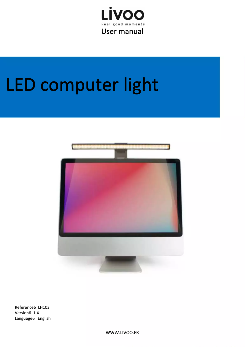 Página 1 del manual Manual de usuario Livoo LH103