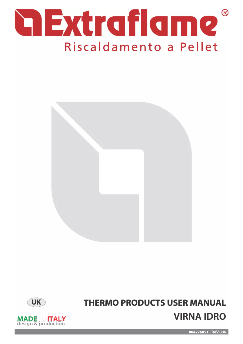 Página 1 del manual Manual de usuario La Nordica Virna Idro