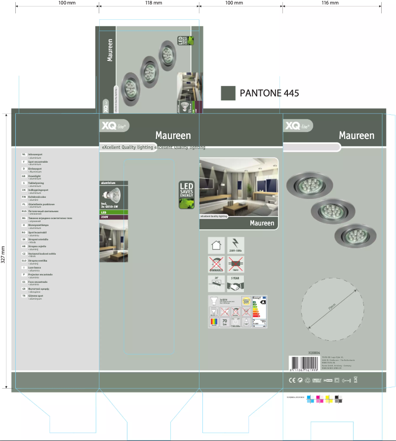 Page 1 de la notice Manuel utilisateur XQ-lite Maureen