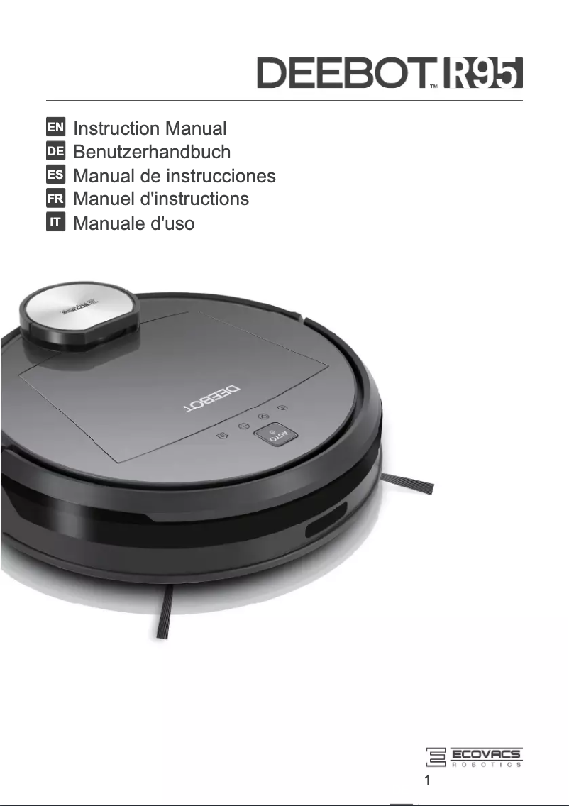 Page n°1 - Manuel utilisateur ECOVACS DEEBOT R95MKII