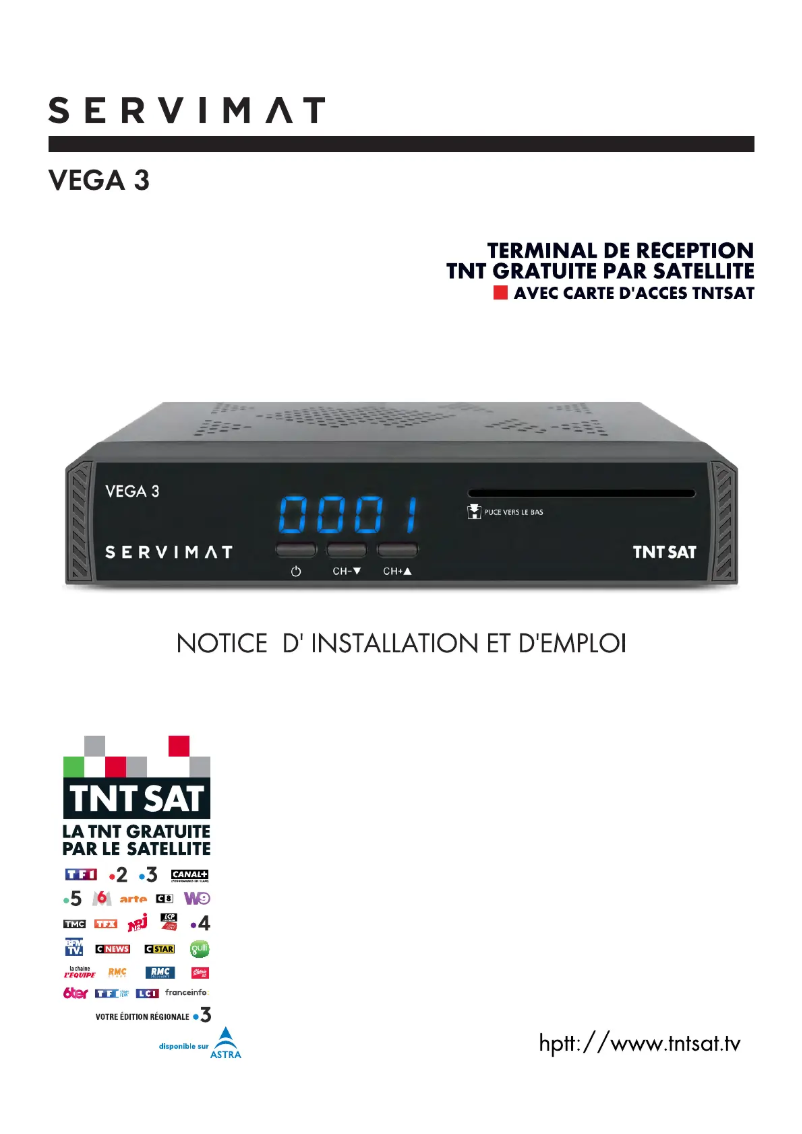 Page n°1 - Manuel utilisateur Servimat VEGA 3