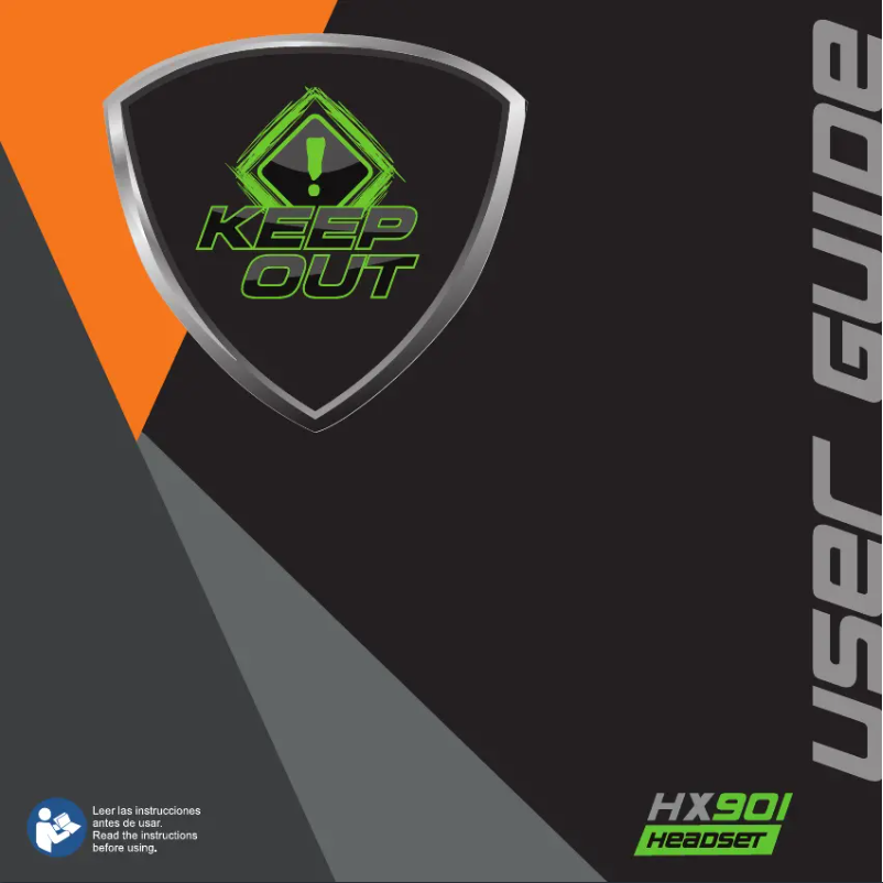 Image de la première page du manuel de l'appareil HX901