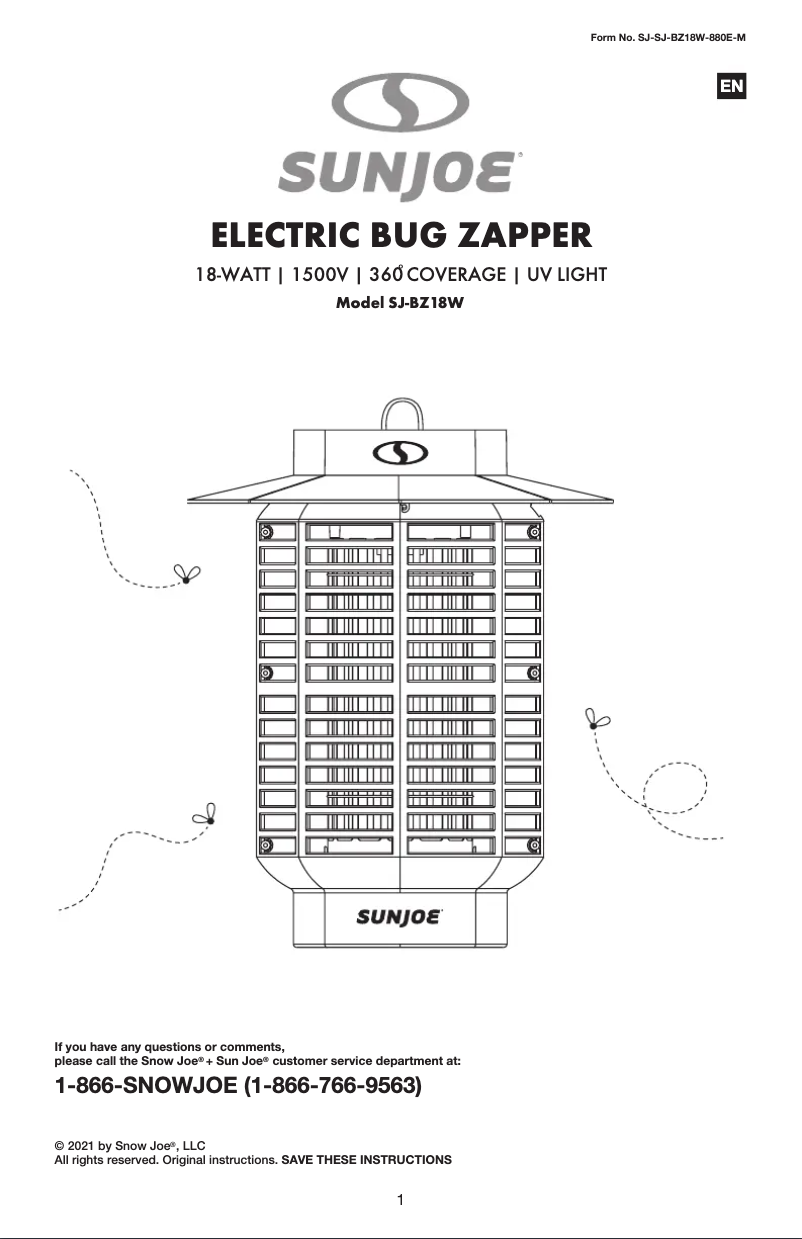 Image de la première page du manuel de l'appareil SJ-BZ18W