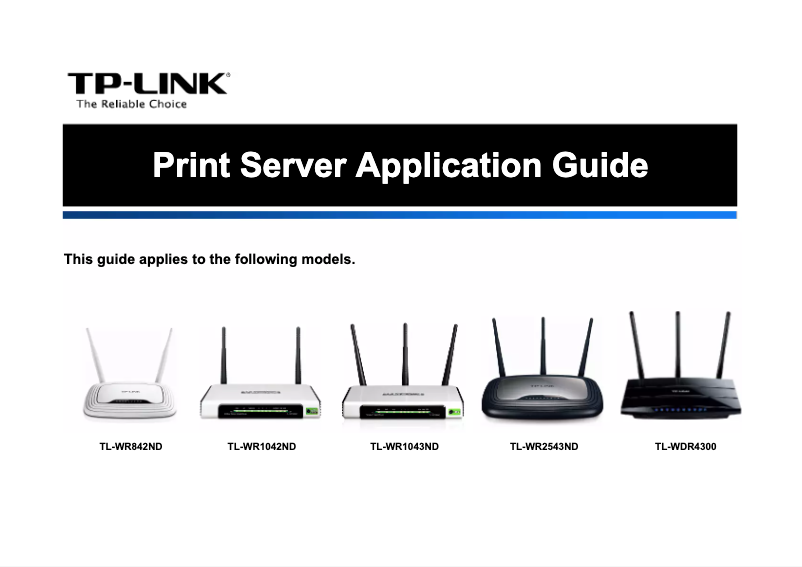 Página 1 del manual Manual de usuario TP-Link TL-WDR4300