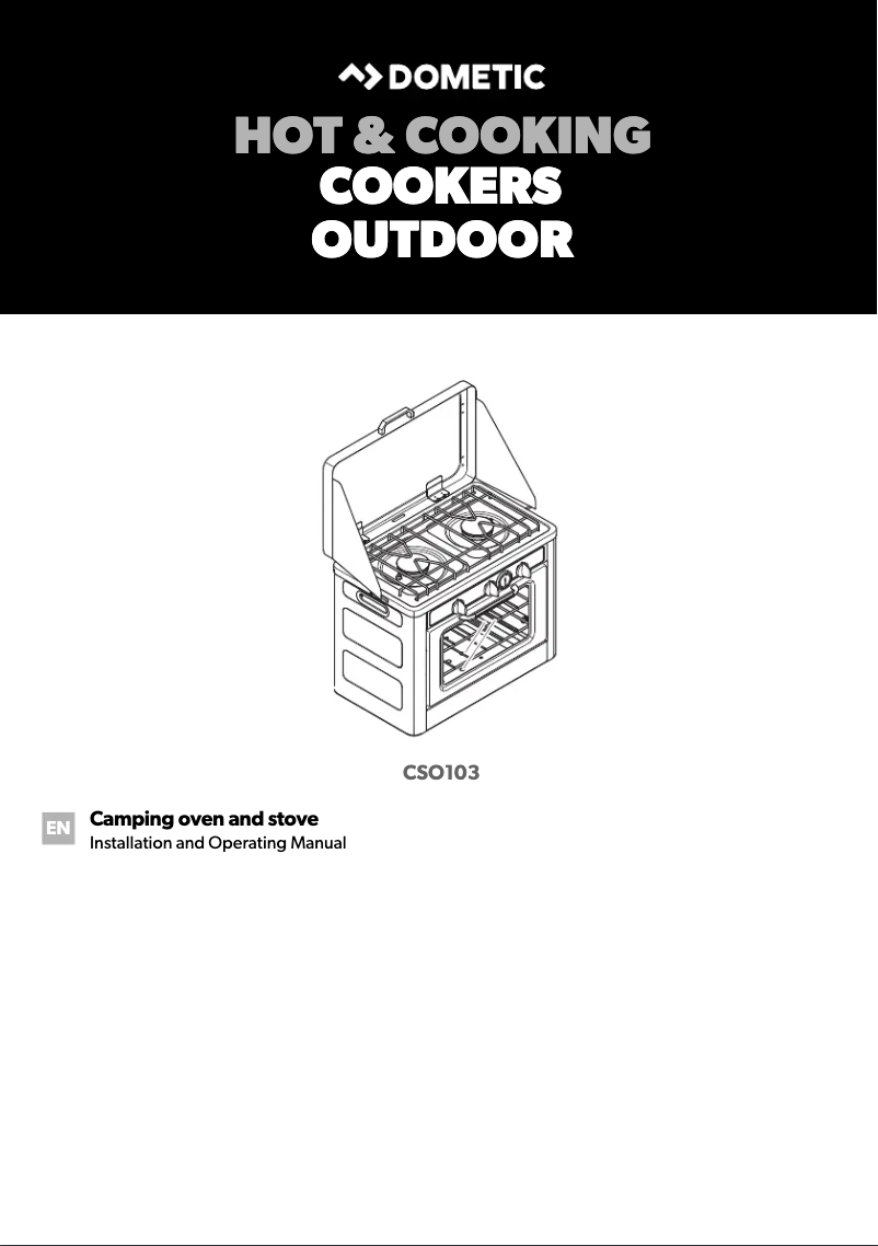 Page 1 de la notice Manuel utilisateur Dometic CSO103