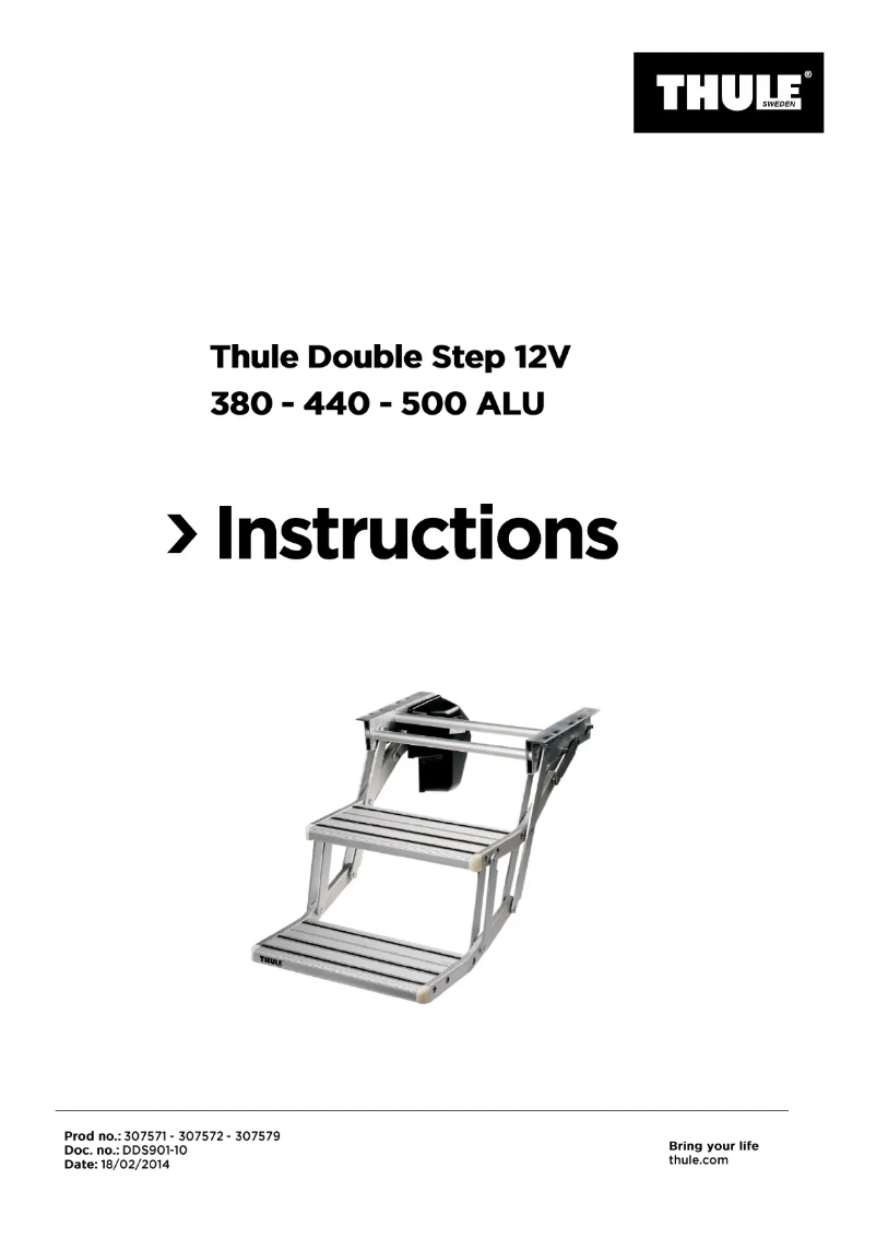 Image de la première page du manuel de l'appareil Double Step 12V