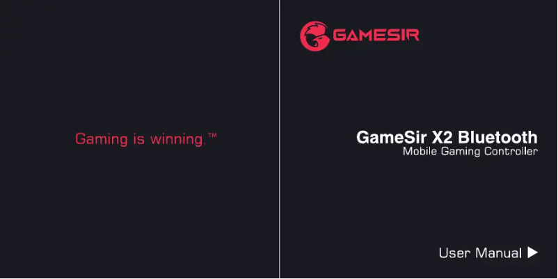 Image de la première page du manuel de l'appareil X2