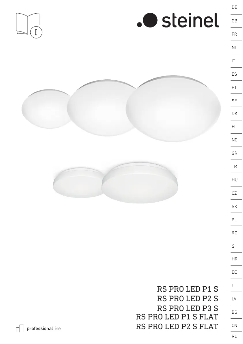 Página 1 del manual Manual de usuario Steinel RS PRO P1 Flat S