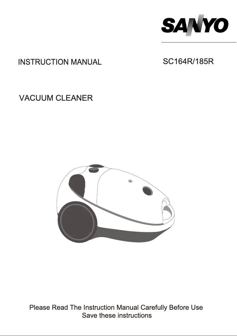 Page n°1 - Manuel utilisateur Sanyo SC-185R