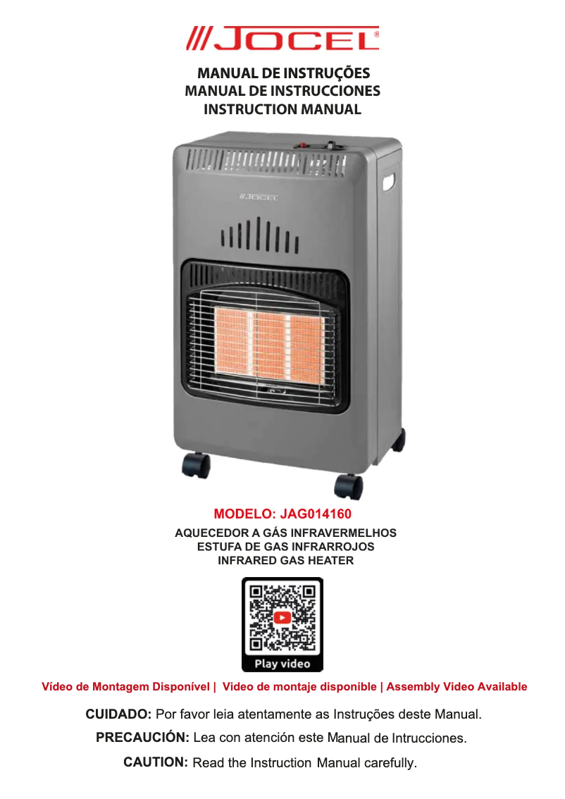 Page 1 de la notice Manuel utilisateur Jocel JAG014160