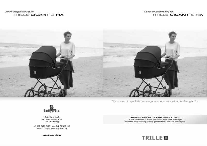 Page n°1 - Manuel utilisateur Trille Gigant