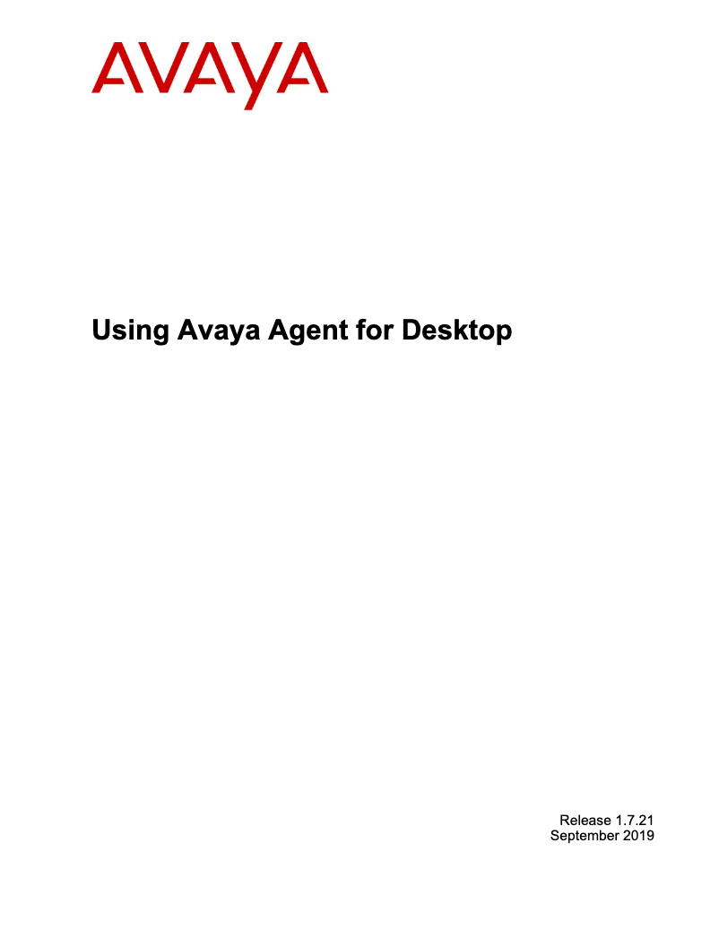 Page 1 de la notice Manuel utilisateur Avaya L139