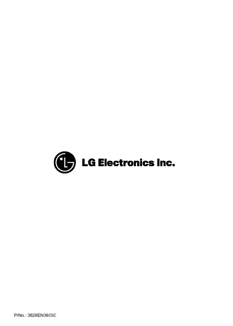 Página 1 del manual Manual de usuario LG WD-65130NP