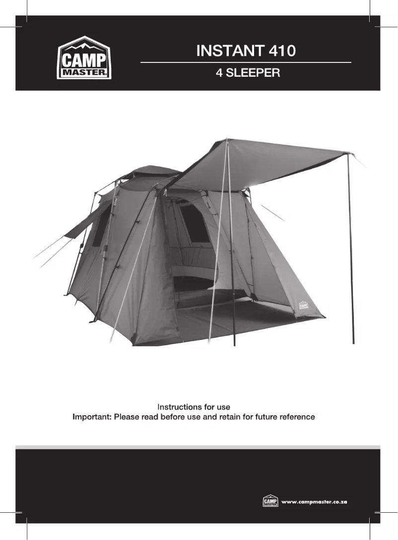 Imagen de la primera página del manual del dispositivo Instant 410