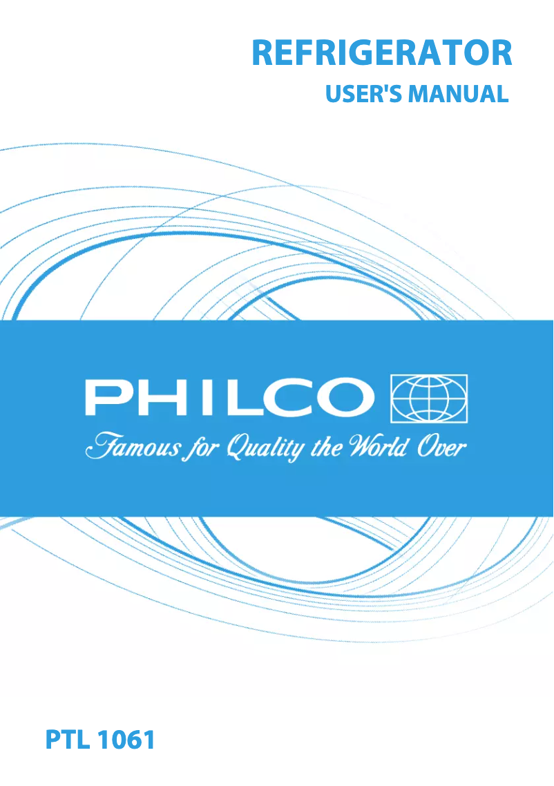 Page 1 de la notice Manuel utilisateur Philco PTL 1061