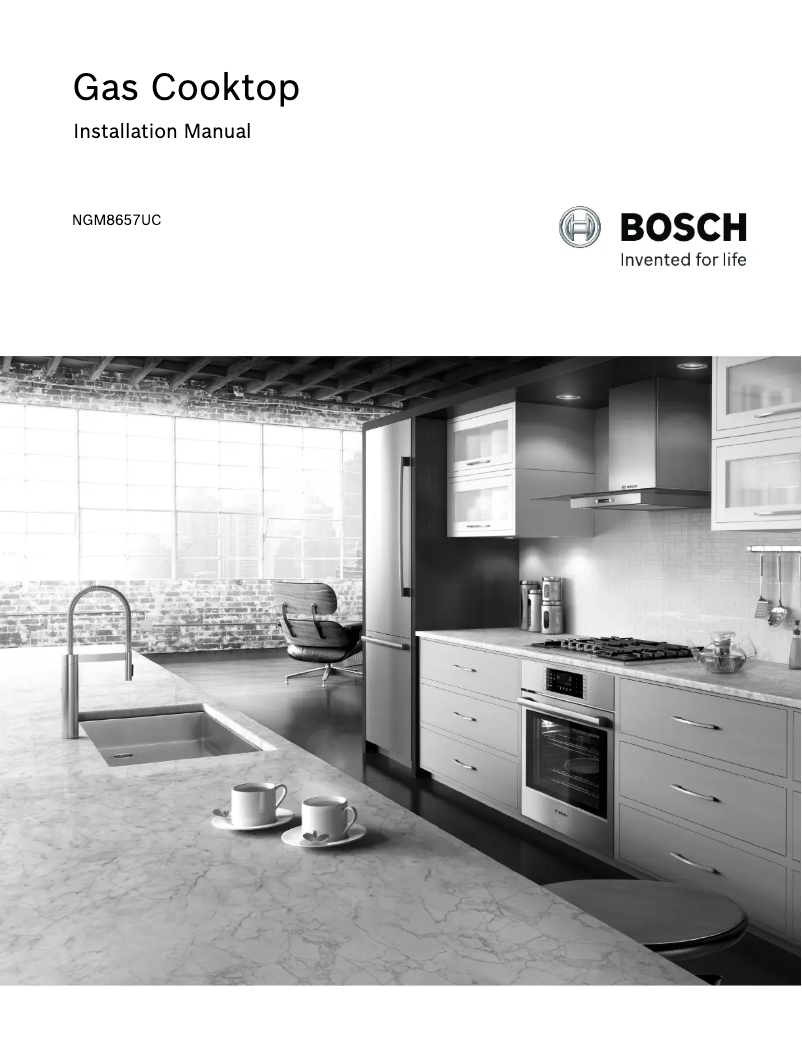 Page 1 of the manual User Manual Bosch NGM8657UC
