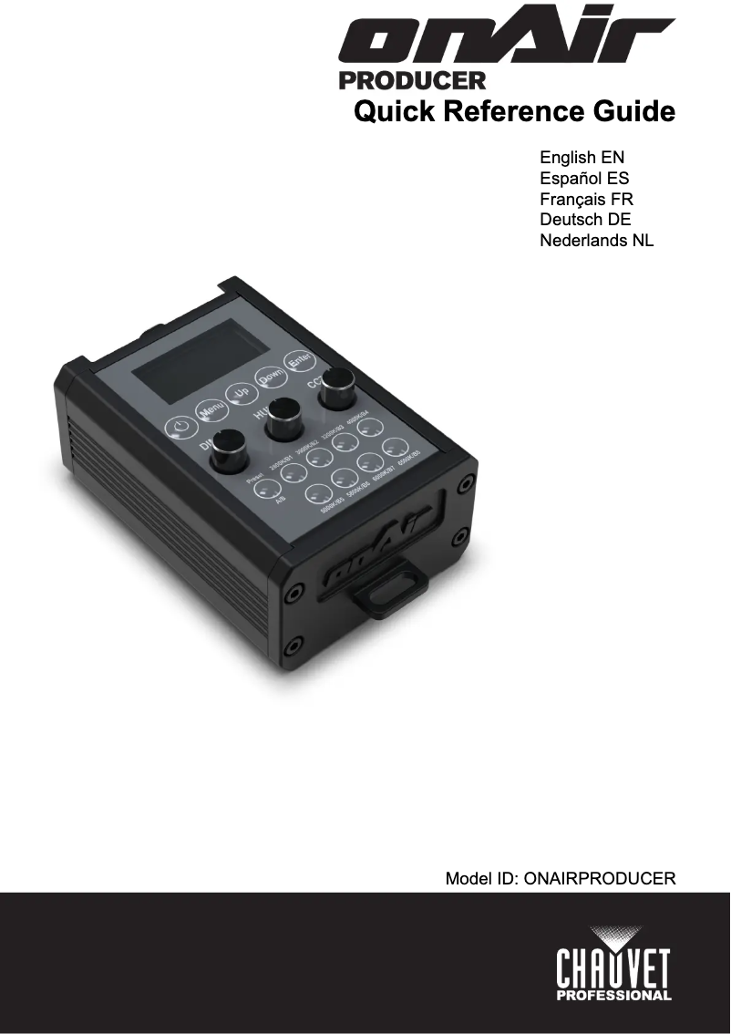 Page 1 de la notice Manuel utilisateur Chauvet OnAir Producer