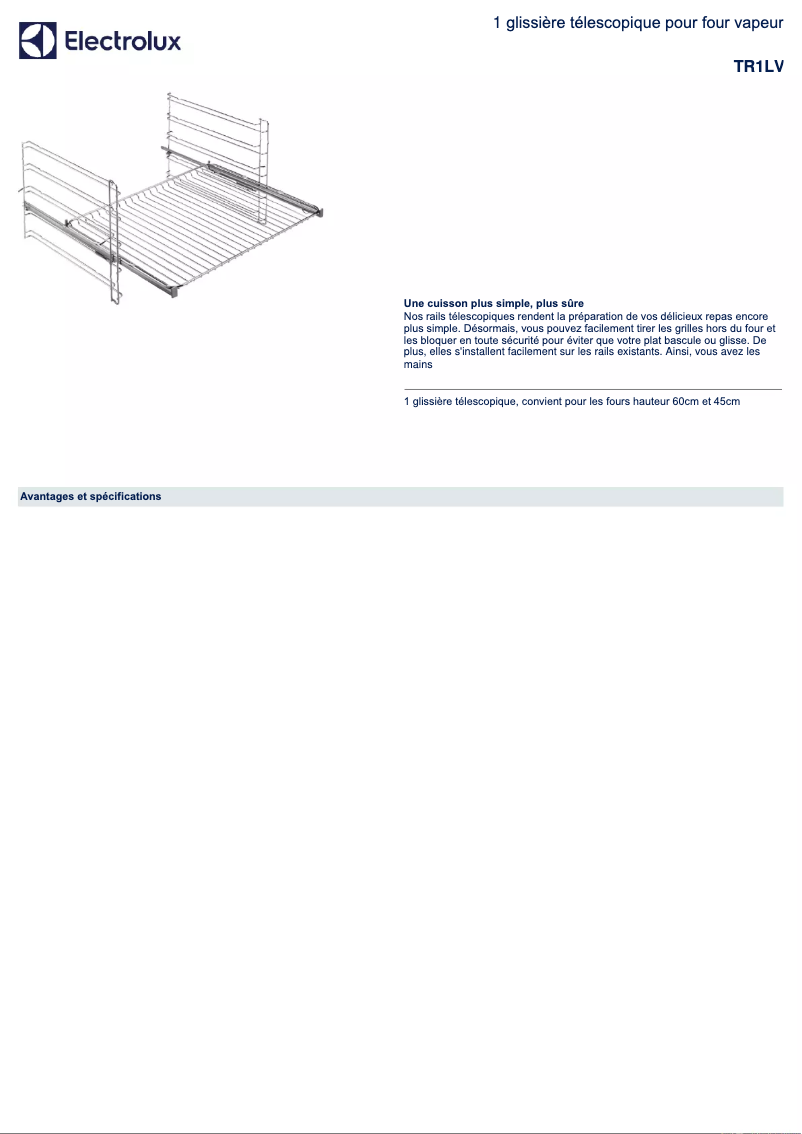 Página 1 del manual Manual de usuario AEG TR1LV