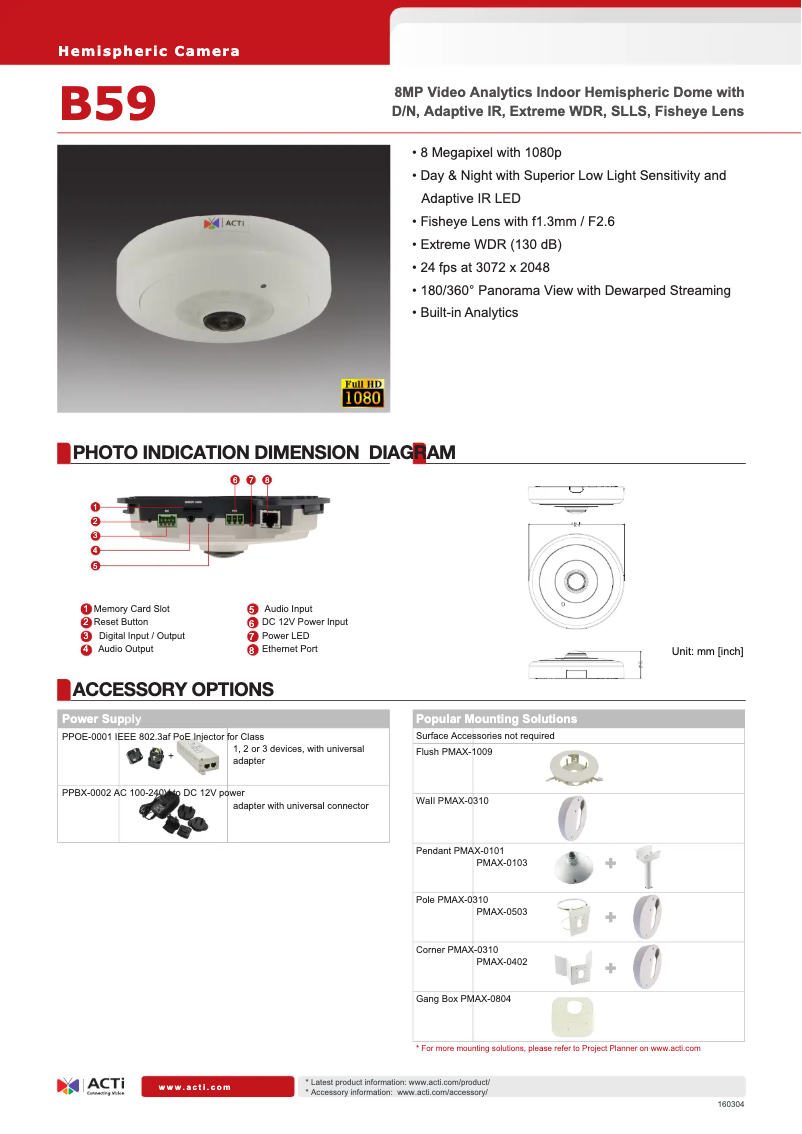 Image de la première page du manuel de l'appareil B59